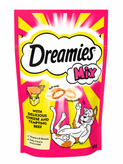 تشویقی گربه دریمیز با طعم اردک Dreamies Cat Snack with Duck وزن 60 گرم