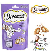 تشویقی گربه دریمیز با طعم اردک Dreamies Cat Snack with Duck وزن 60 گرم