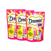 تشویقی گربه دریمیز با طعم اردک Dreamies Cat Snack with Duck وزن 60 گرم